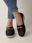 Shoetopia - Black Women's Loafers