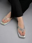 Shoetopia - Silver Women's Flats