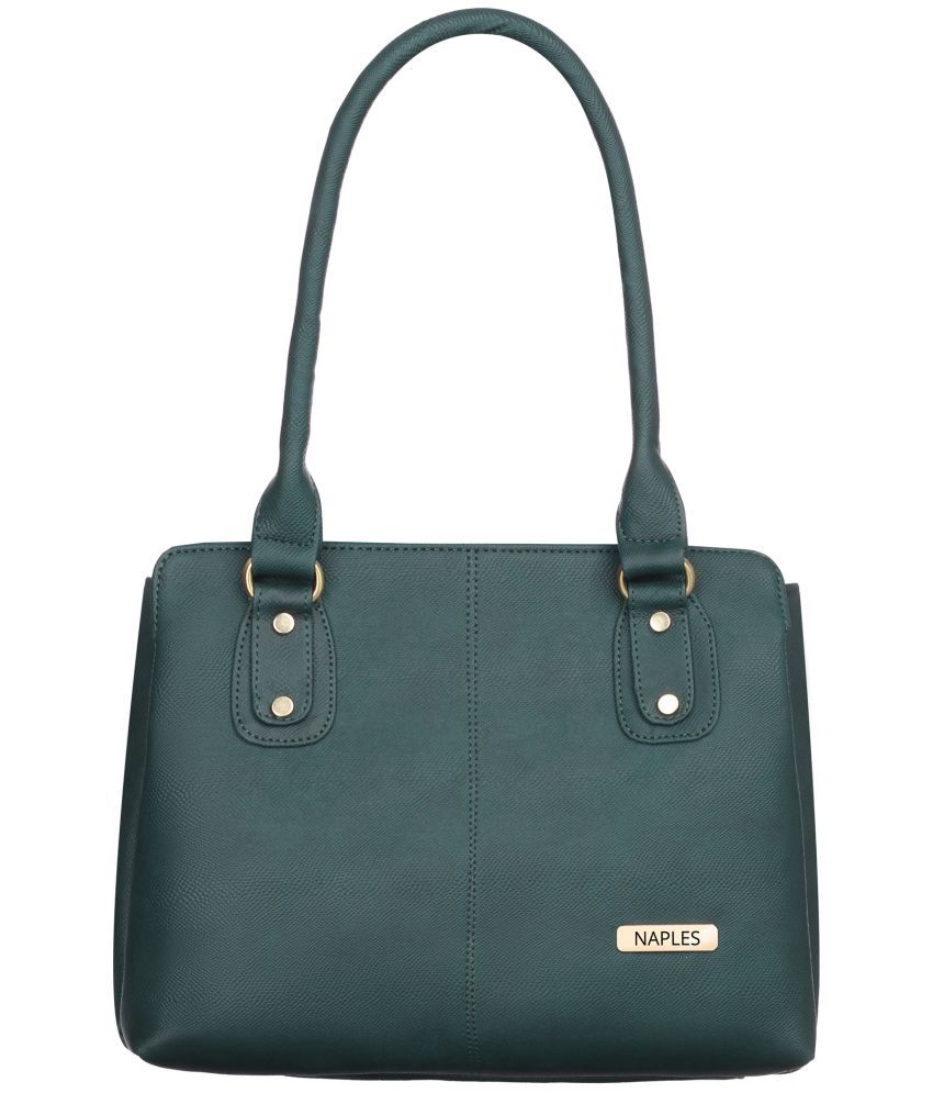     			Naples - Green PU Shoulder Bag