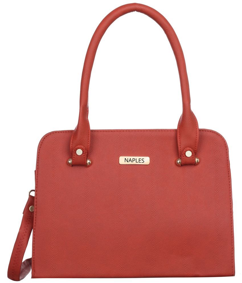     			Naples - Red PU Shoulder Bag