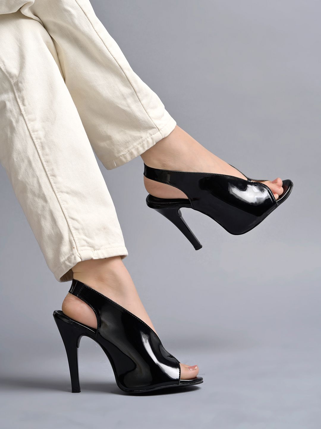     			Shoetopia - Black Women's Sandal Heels