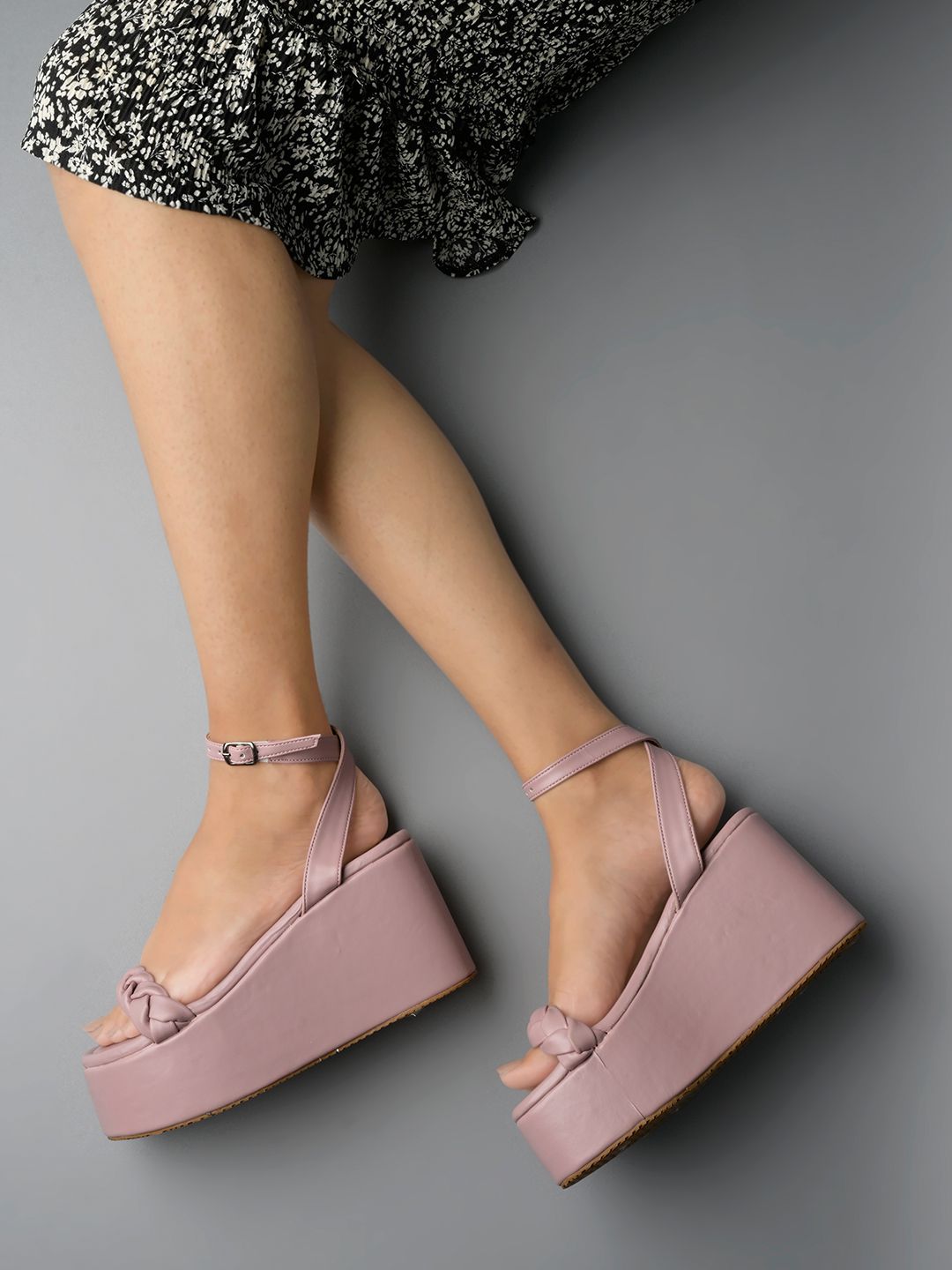     			Shoetopia - Mauve Women's Sandal Heels
