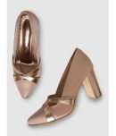 MARC LOIRE - Gold Women's Slip On Heels