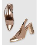 MARC LOIRE - Gold Women's Sandal Heels