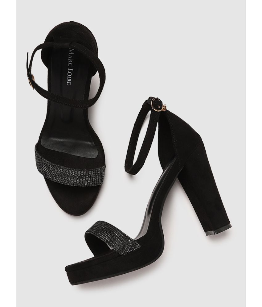     			MARC LOIRE - Black Women's Sandal Heels