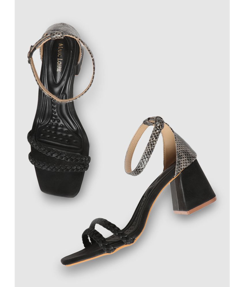     			MARC LOIRE - Black Women's Sandal Heels