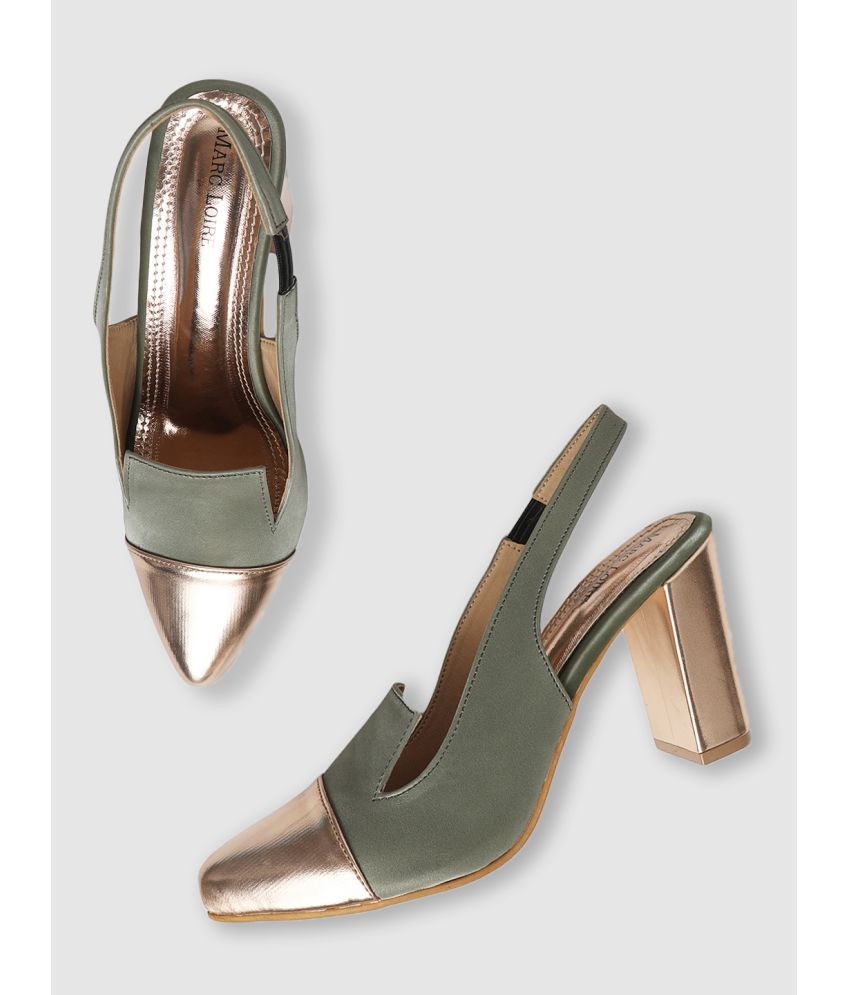     			MARC LOIRE - Olive Women's Sandal Heels