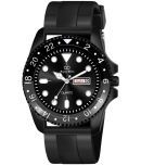 AQUA BLISS - Black Silicon Analog Men's Watch