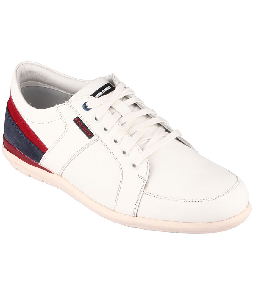     			Red Chief - White Men's Sneakers
