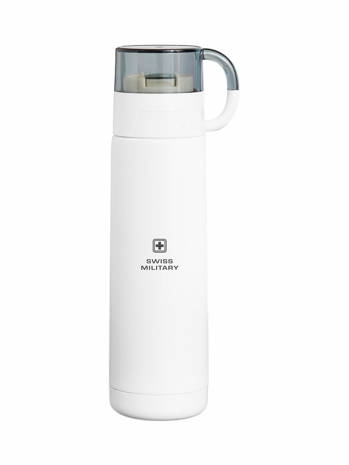     			Swiss Military - White Steel Flask ( 500 ml )