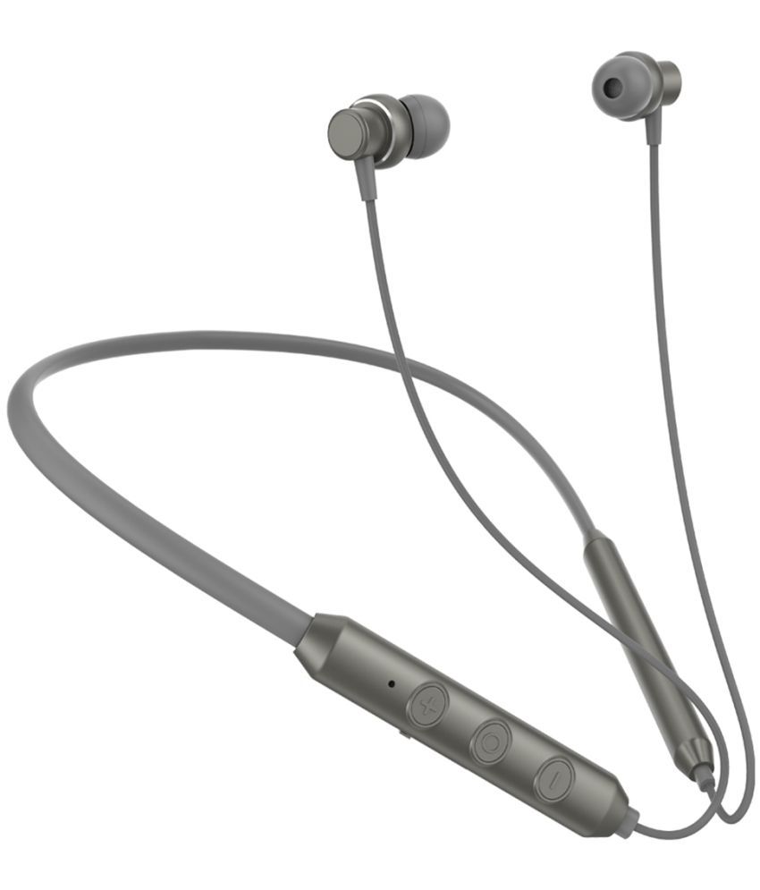     			Tecsox Tecband Jazz300 In Ear Bluetooth Earphone 40 Hours Playback Bluetooth IPX5(Splash Proof) Powerfull Bass -Bluetooth V 5.1 Gray