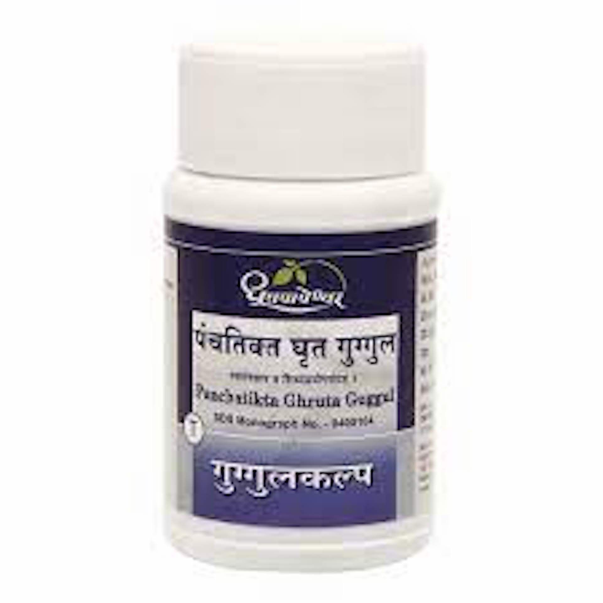     			dhootpapaeshwar PANCHATIKTA GHRUTA GUGGUL 60 TABS (PACK OF 4)