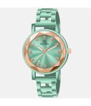 AQUA BLISS - Green Stainless Steel Analog Womens Watch