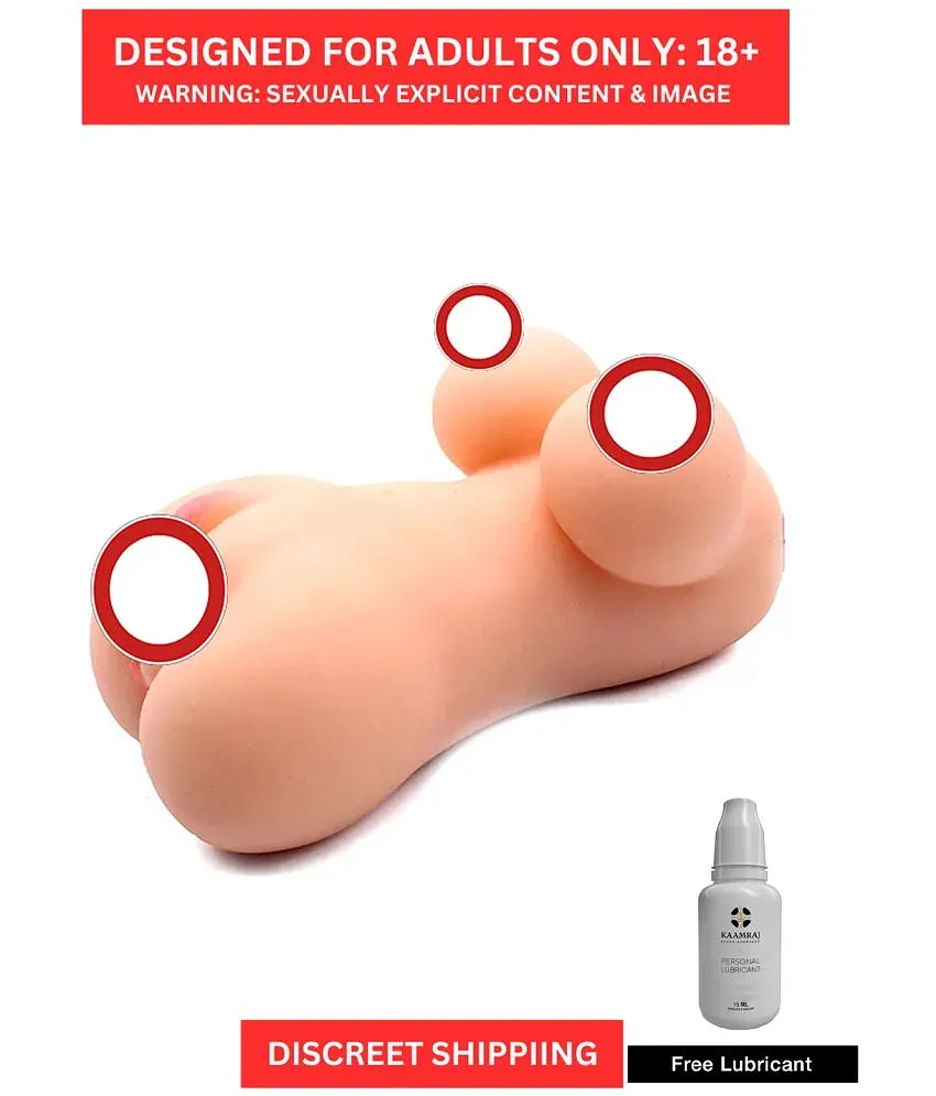 Stretchable Soft and Realistic Feel Vagina and Ass Masturbator for