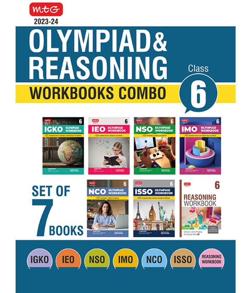     			Class 6: Work Book and Reasoning Book Combo for NSO-IMO-IEO-NCO-IGKO-ISSO