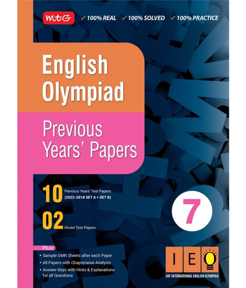     			Class 7 English Olympiad Previous 5 Years Papers