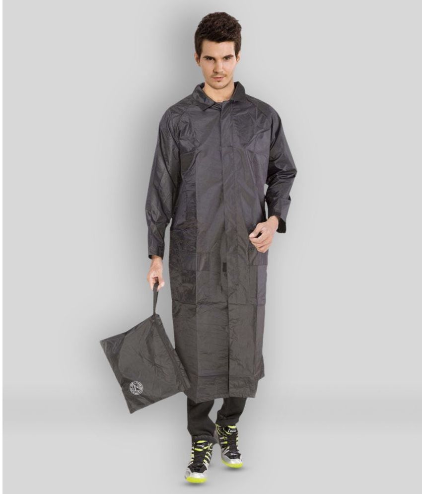     			VORDVIGO - Black Nylon Men's Raincoat ( Pack of 1 )