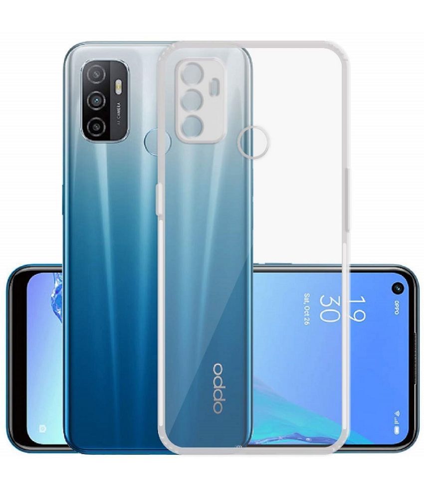     			Case Vault Covers - Transparent Silicon Silicon Soft cases Compatible For Oppo A33 (2020) ( Pack of 1 )