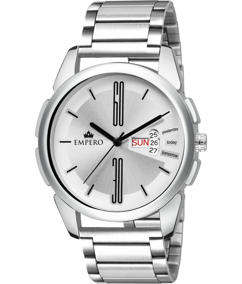     			EMPERO - Silver Stainless Steel Analog Men's Watch