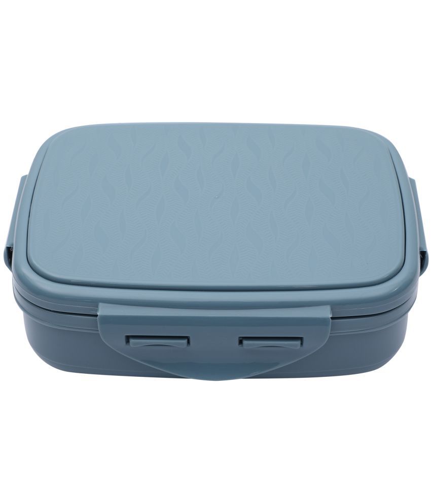     			Jaypee - Light Blue Stainless Steel Insulated Lunch Box ( Pack of 1 )
