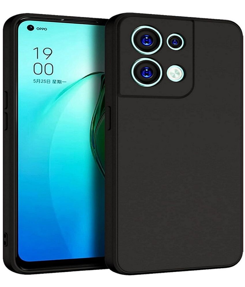     			ZAMN - Green Silicon Plain Cases Compatible For Oppo Reno 8 Pro 5G ( Pack of 1 )