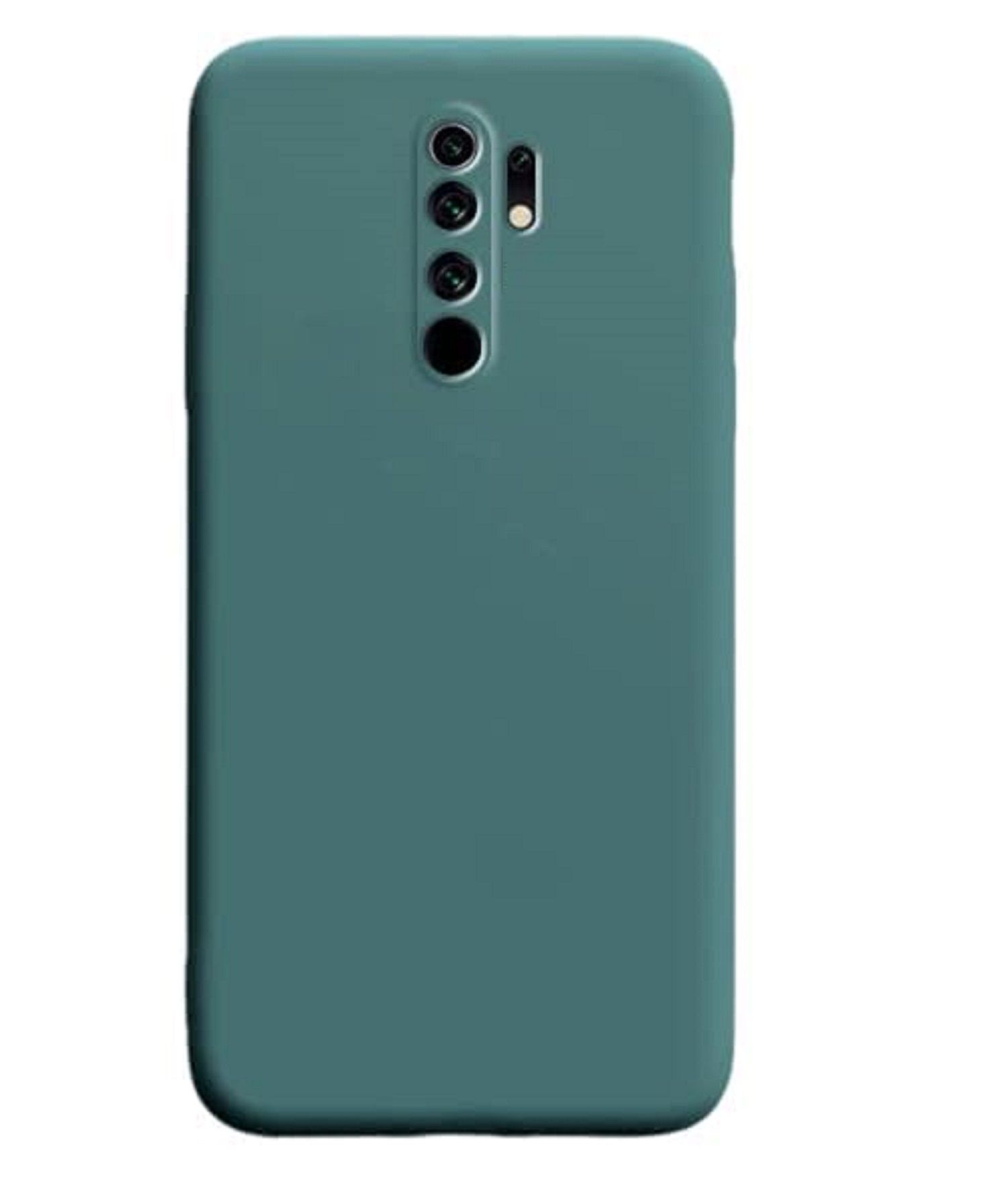     			ZAMN - Green Silicon Plain Cases Compatible For Oppo A9 2020 ( Pack of 1 )