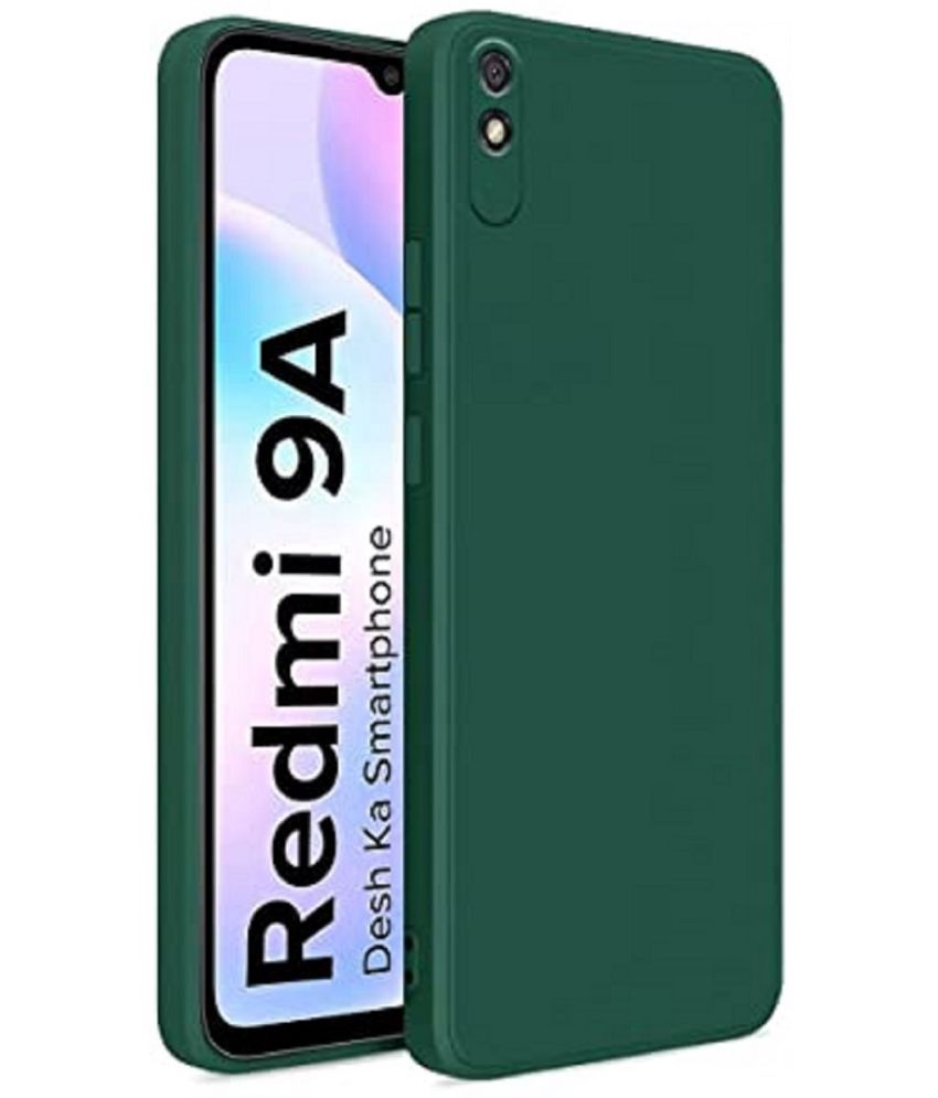     			ZAMN - Green Silicon Plain Cases Compatible For Redmi 9i sport ( Pack of 1 )