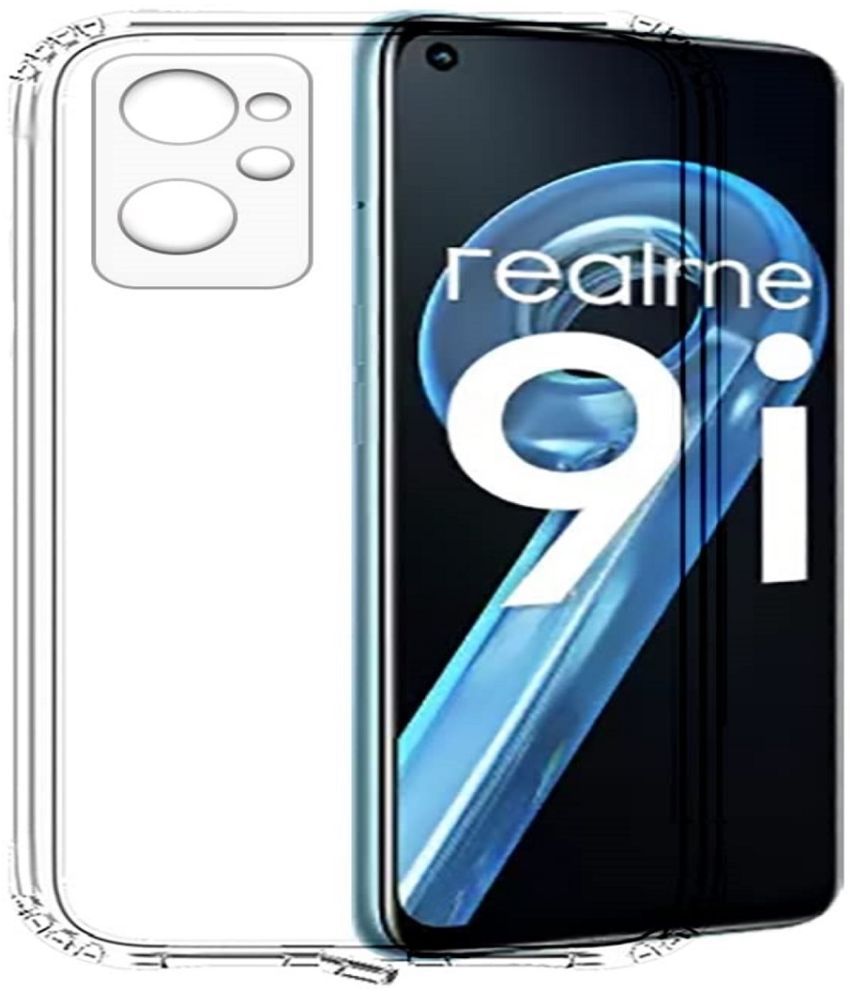     			ZAMN - Transparent Silicon Plain Cases Compatible For Realme 9i ( Pack of 1 )