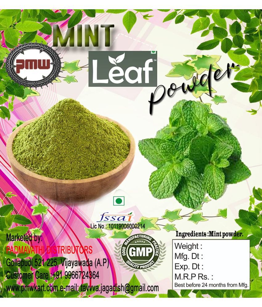     			100% Natural Organic Mint Leaves Powder 100 G - Podina Leaf Powder