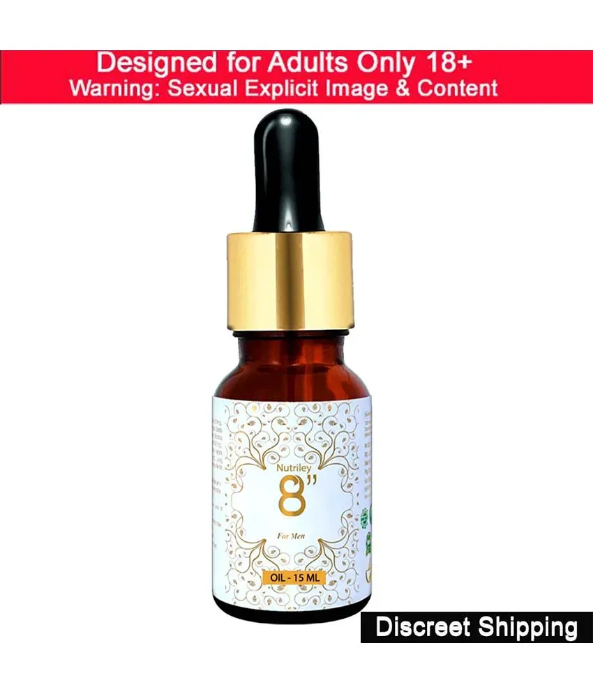 Nutriley 8 Inch Oil for penis growth penis massage oil sexual