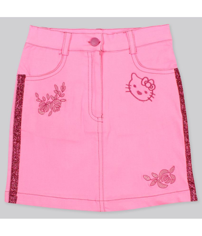     			Cutecumber - Pink Polyester Girls A-Line Skirt ( Pack of 1 )