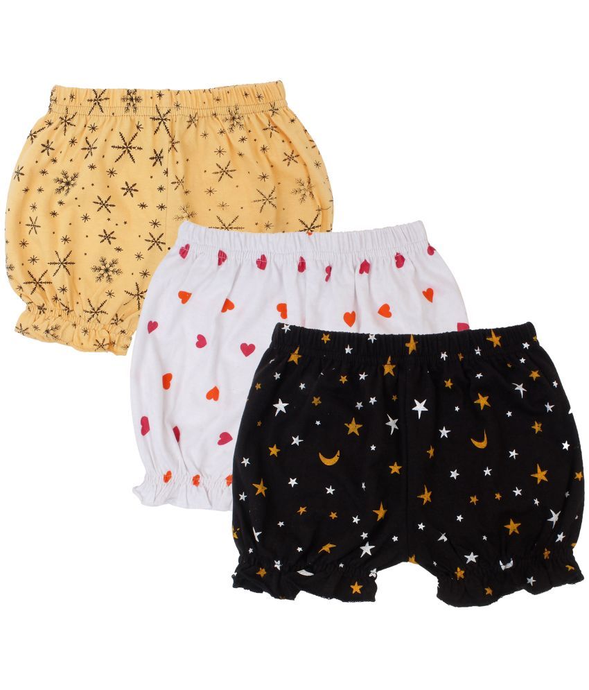     			Diaz - Multicolor Cotton Girls Hot Pants ( Pack of 3 )