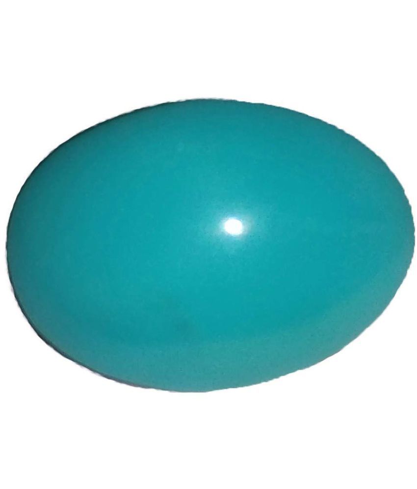     			Dreamroar Firoza Stone 8 Ratti 7.2 Carats Turquoise Feroza Ring