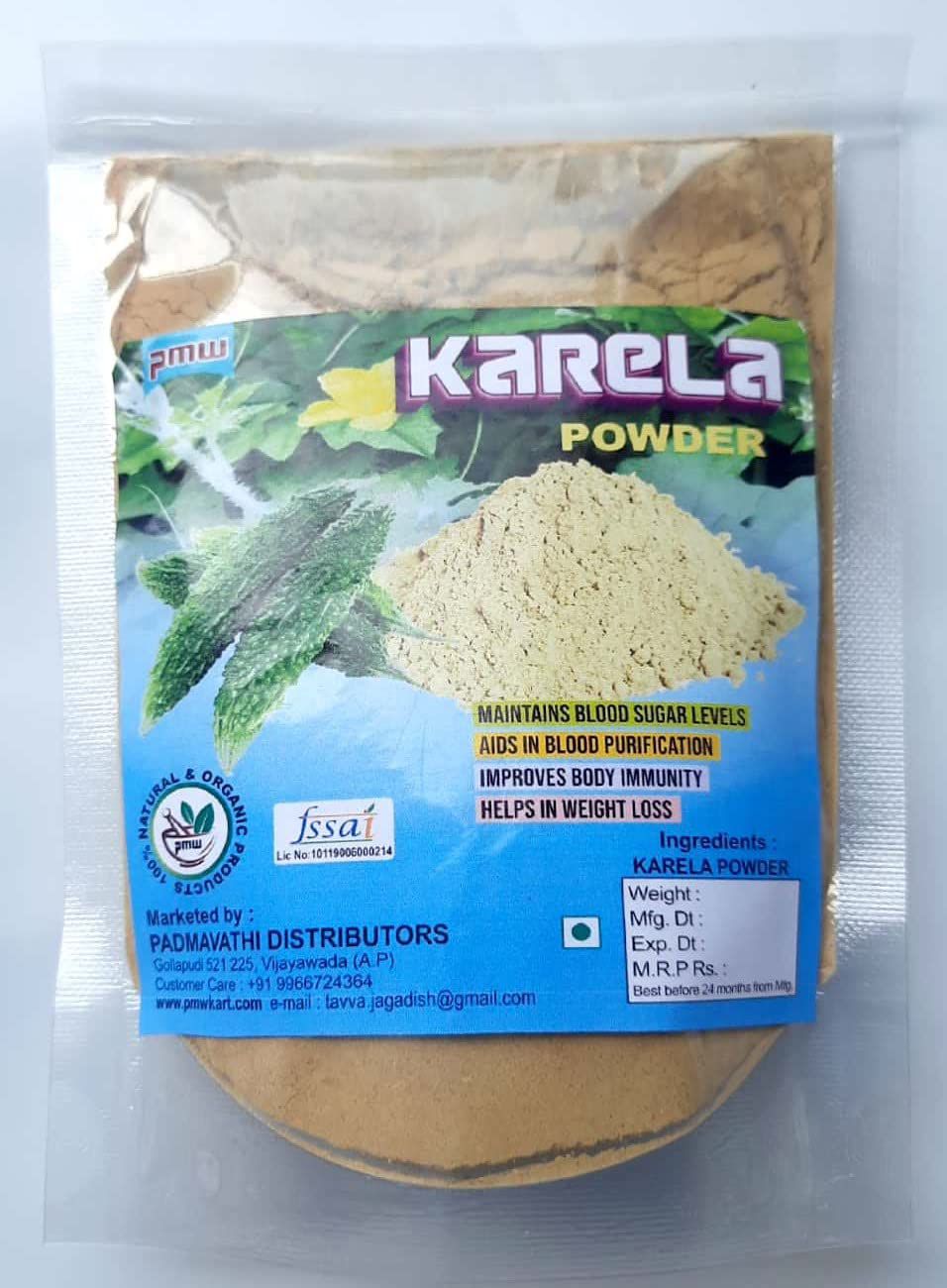     			Karela Powder - Bitter Gourd Powder - Diabetes Control Powder - Momordica Charantia - 200 Grams