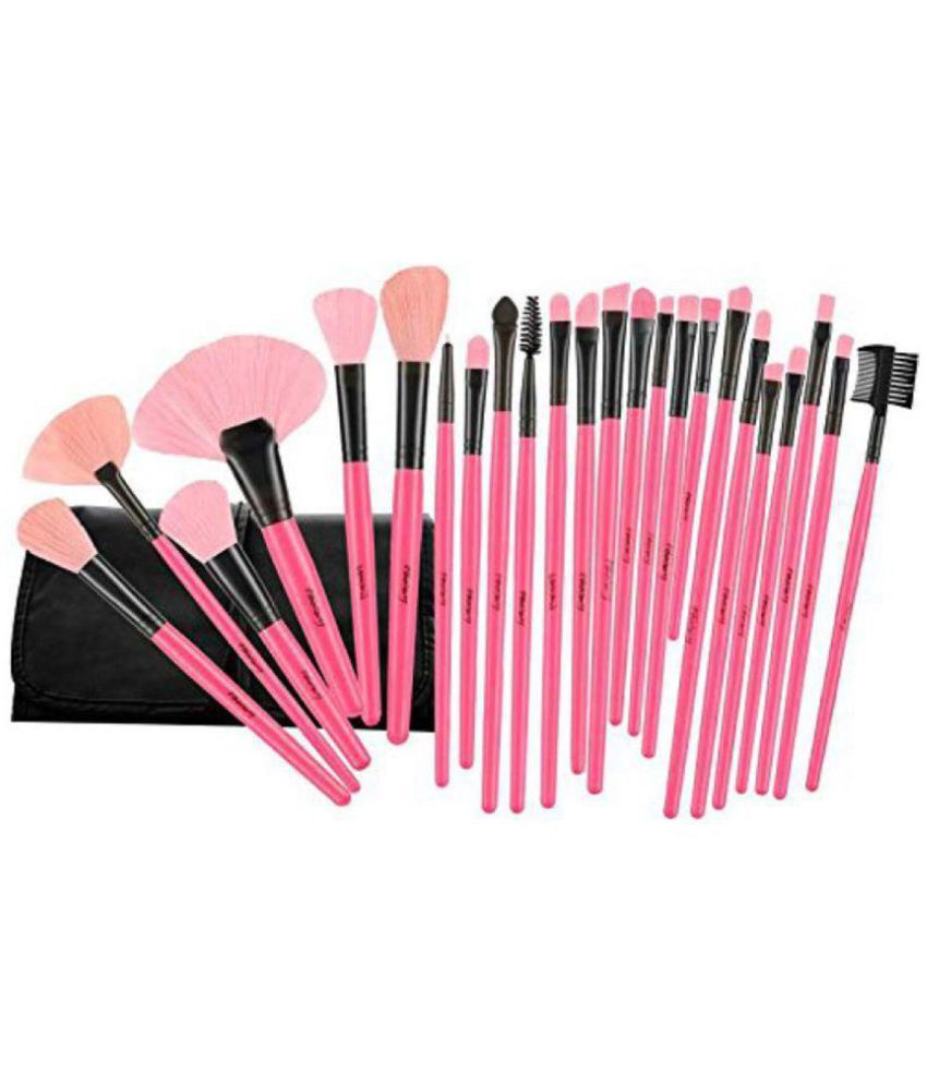     			Foolzy Professional Makeup Brush pink Collection (24 Pcs) Synthetic Foundation Brush 24 Pcs 249 g