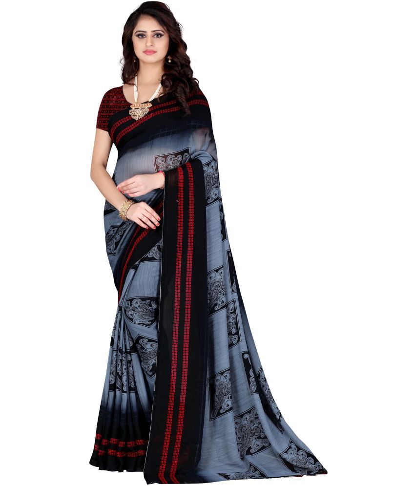     			LEELAVATI - Multicolor Georgette Saree With Blouse Piece ( Pack of 1 )