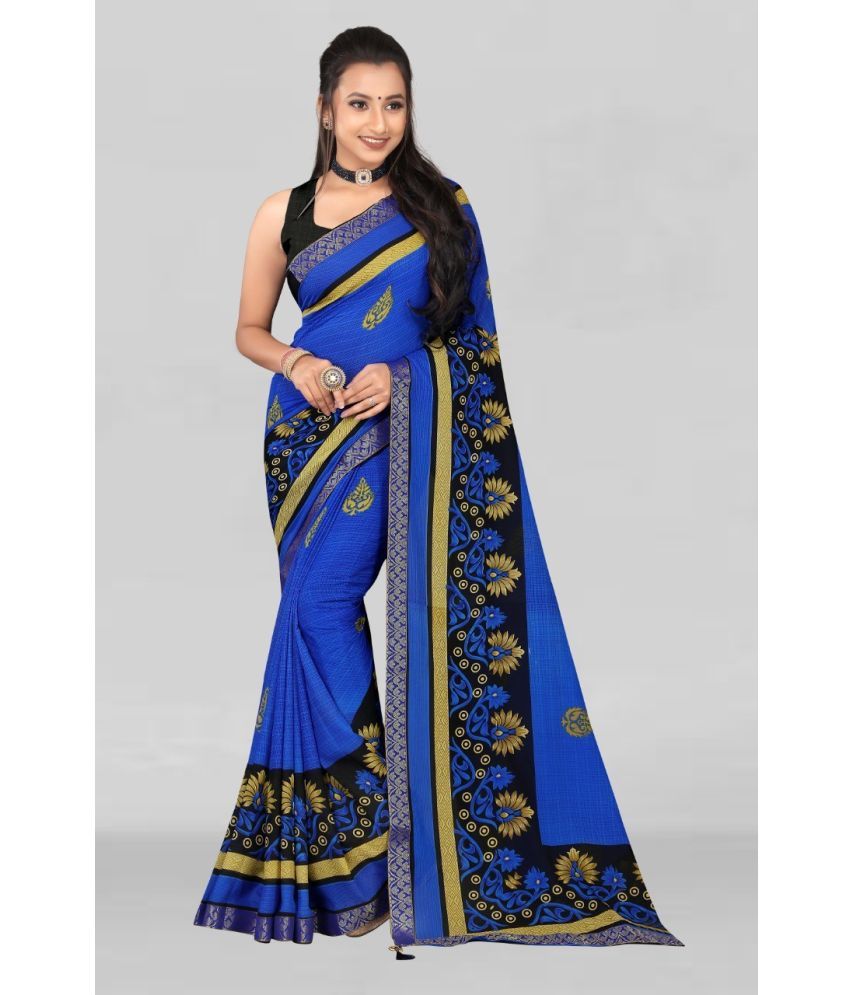     			LEELAVATI - Multicolor Georgette Saree With Blouse Piece ( Pack of 1 )