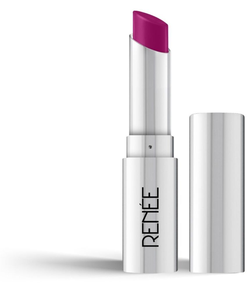     			RENEE Crush Glossy Lipstick Carino, Non-Drying, Highly Pigmented, Moisturizing, Soft Texture, 4gm