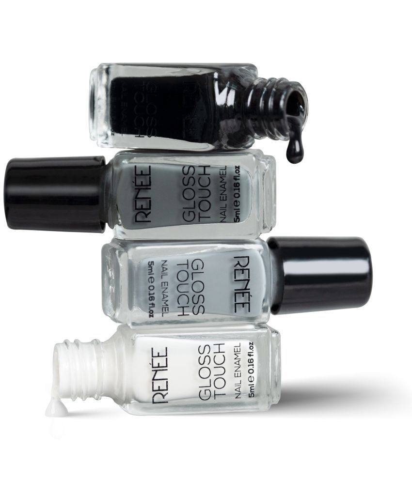    			RENEE Gloss Touch N01 Classic Monochrome - Set of 4 Nail Enamels