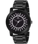 IIK COLLECTION - Black Stainless Steel Analog Men's Watch