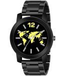 IIK COLLECTION - Black Stainless Steel Analog Men's Watch