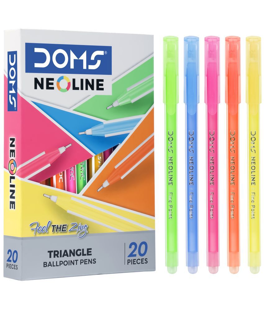     			Doms Neoline Pen Blue 20 Pcs Box ( Pack Of 3 )