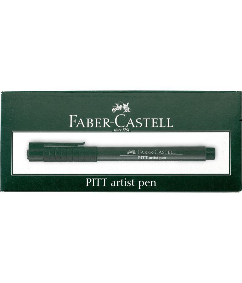     			Faber-Castell Pitt Artist Pen B(Brush)Box Sepia (Set Of 10, Sepia)