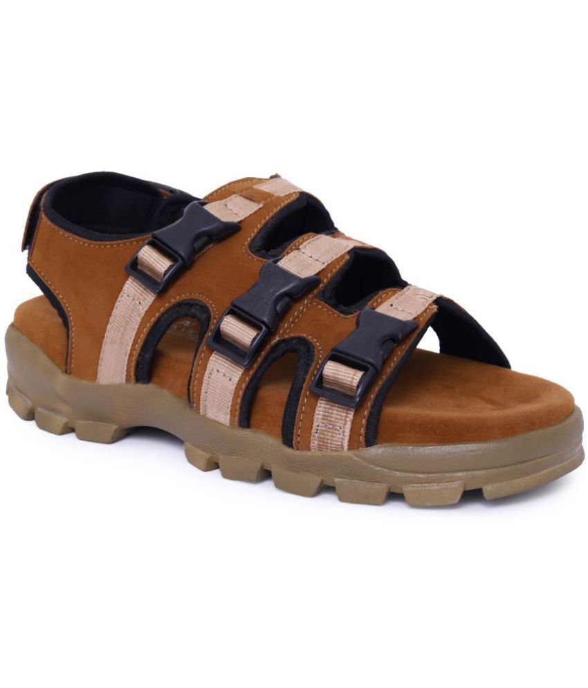     			Fashion Victim - Brown Men's Floater Sandals