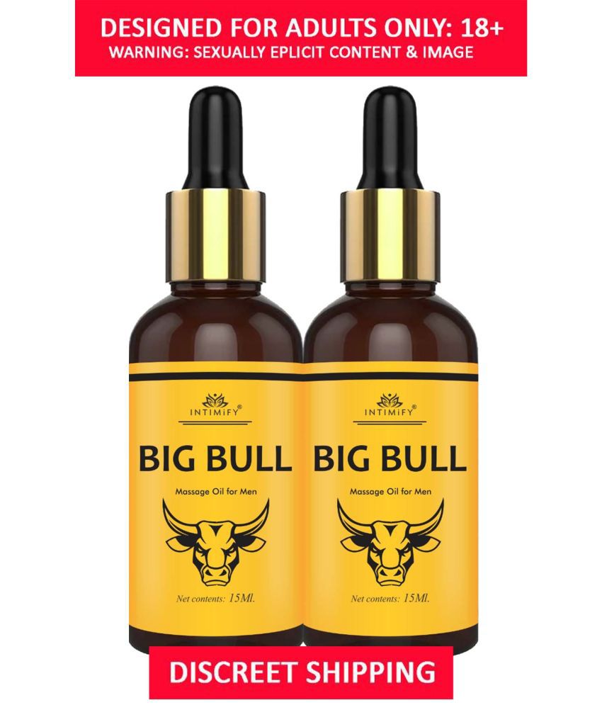     			Intimify Big Bull Oil for sexul delay, penis enlargement, penis enlargement oil, for long penis, pens bigger cream, increase sex time, ling mota lamba oil, ling mota lamba, stamina supplement, extra time lubricant gel, long lasting gel (15 ml x 2pc)