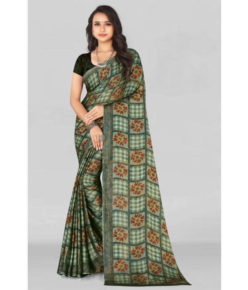     			LEELAVATI - Multicolor Chiffon Saree With Blouse Piece ( Pack of 1 )