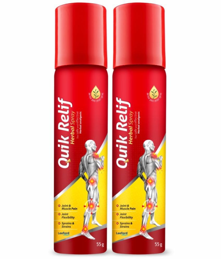     			Quik Relif Spray for Joint & Muscle Pack of 2 (55g Each)