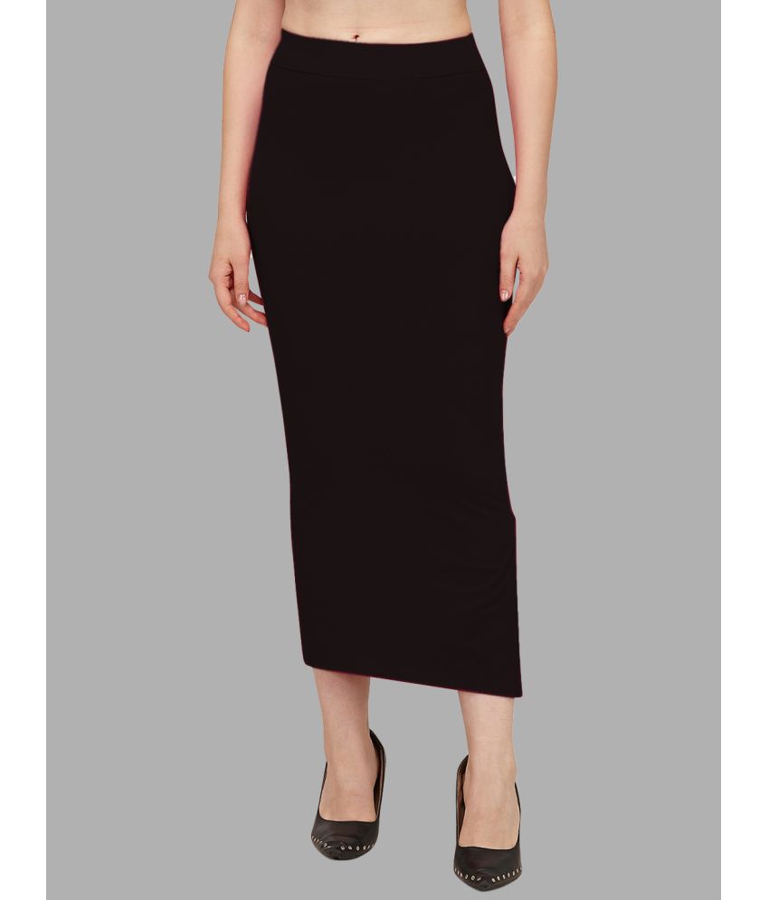     			Sanado - Black saree shapewear Polyester Women's Shaper Brief ( Pack of 1 )