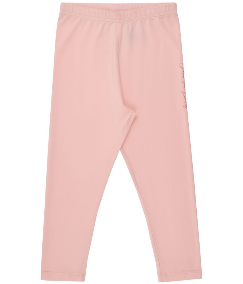     			Bodycare - Peach Polyester Girls Leggings ( Pack of 1 )