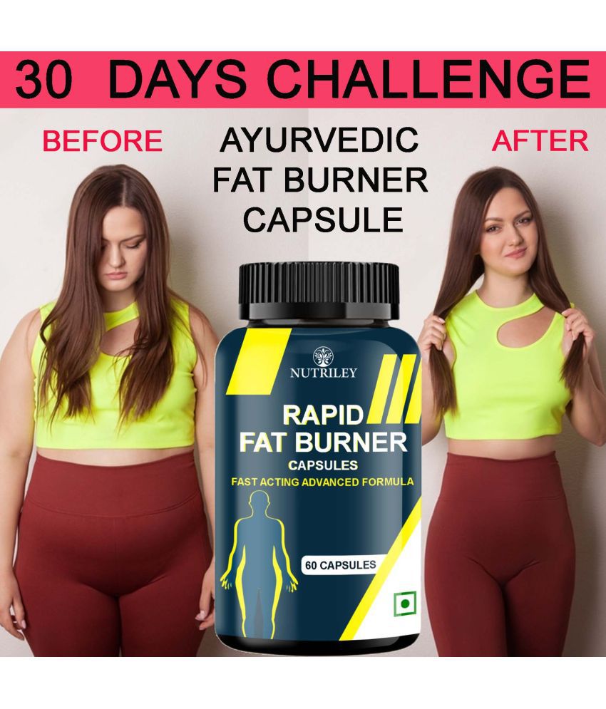     			Nutriley Rapid Fat Burner Capsules, Fat Cutter, Fat Loss 60 gm Fat Burner Capsule